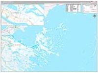 St. Bernard Parish (), La Carrier Route Wall Map